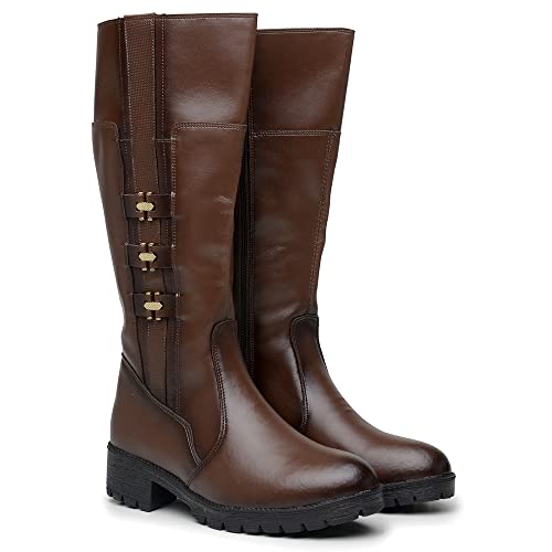 Bota Montaria Cano Longo Conforto Estilosa Elegante Cor:Preto;Tamanho:37