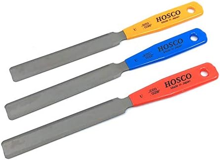 Hosco TLNF3U Double Edge Nut File Set For Ukulele