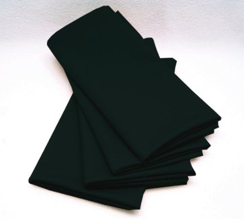 Milliken 1 Dozen Black 20" x 20" Signature Napkins