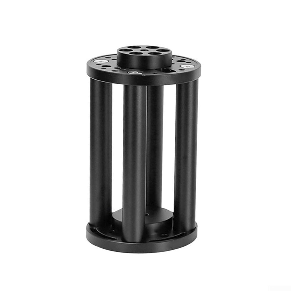 Columna de extensión premium de aluminio negro: robustez de 200 mm para su montura ecuatorial