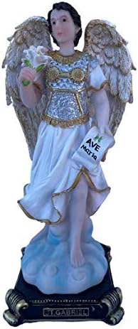 Miniatura 5 de misantuario Juego de 3 Arcángeles de San Miguel, San Gabriel, San Rafael de 8 pulgadas de alto, 3 arcángeles, figura de resina religiosa