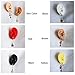CHUANCI Soft Silicone Ear Model for Hearing aid 1:1 Human Ear Ear Model Simulation Display Props Teaching Tools Jewelry Display Earrings (On Pair White Color)