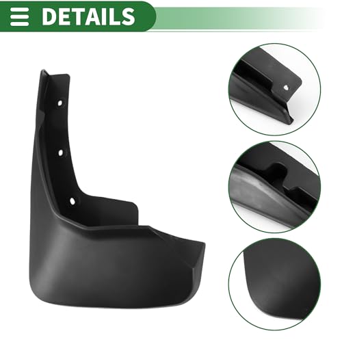 Image of Motoforti Mud Flaps Splash Guards Mud Guards for Ford EDGE 2015-2018 without Running Board Not Fit Sport Model W /Mount Accessories