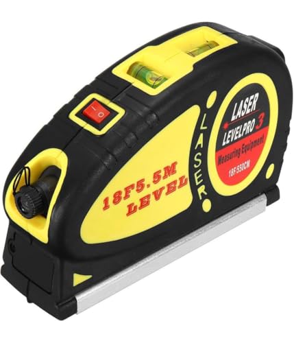 Trade Shop Traesio Livella Laser Metro 5Mt Multifunzione Pro Lv03 Di Precisione Professionale
