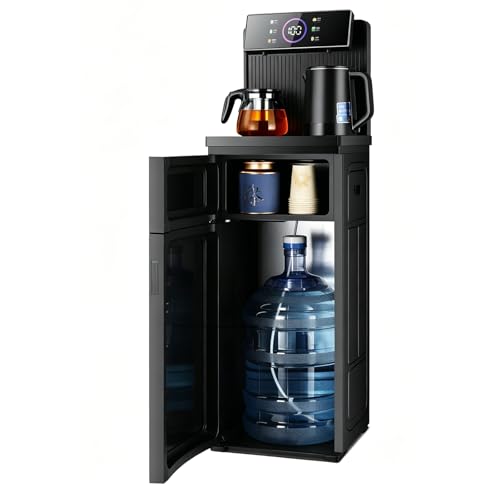 Chauffe-eau instantané noir avec télécommande et distributeur vertical de table - 2