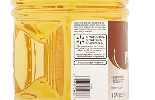 Great Value Peanut Oil Perfect For Frying, 128 oz (Pack of 2)