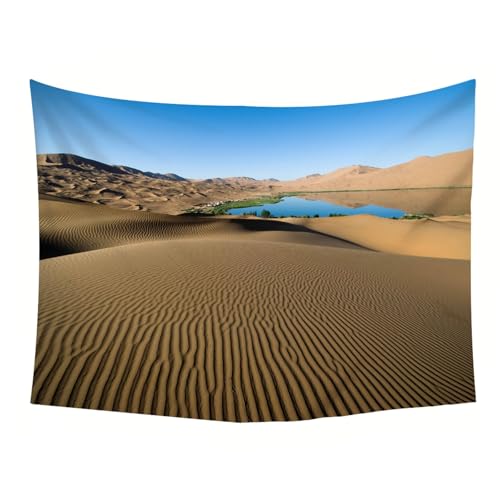 Tenture paysage dune et lac decoration murale raffinee grand format - 5
