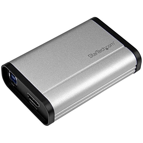 StarTech.com USB 3.0接続HDMIビデオキャプチャーユニット 1080p/ 60fps対応 TV/テレビ 動画レコーダーデバイス アルミ筐体 USB32HDCAPRO