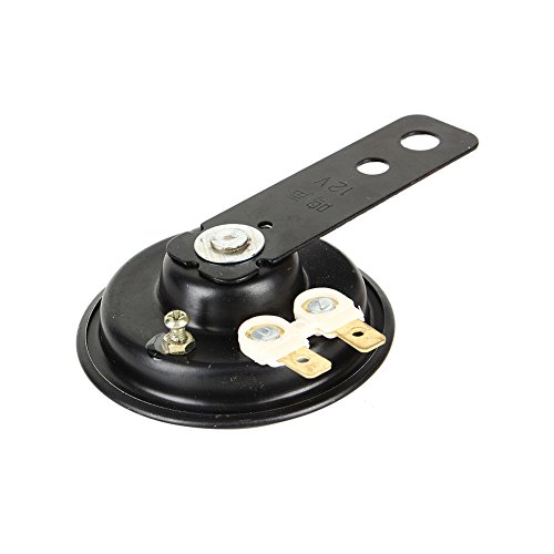 105 db Motorcycle Horns 12V 1.5A Waterproof Round Horn Speakers Scooter Horn, Black Scooter Moped Dirt Bike ATV Motorcycle Speaker - Image 3