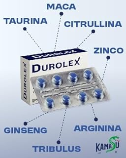 Integratore Uomo Durolex - Energia, Vitalità e Benessere Maschile L-Citrullina Arginina Maca Tribulus Ginseng Taurina.