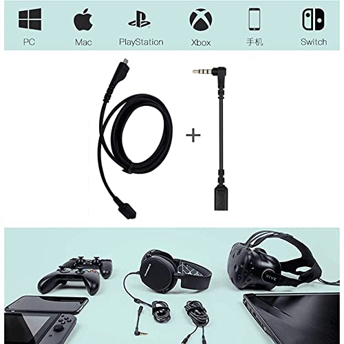 Cable de audio auxiliar desmontable para headset Arctis 5 130cm miniatura 2