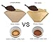 Pro Mael #2 Cone Coffee Filters Paper Disposable for Pour Over and Drip Coffee Maker, Better Filtration No Blowouts, Unbleached Natural (100 Count)