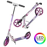 cygnus roller test XXL GRÖßE: Der stabile Tret-Roller hat einen extra hohen Lenker, für ein angenehmes Fahrgefühl. Schnell und sicher mit dem Roller durch die Stadt.