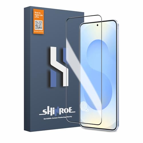 Image of Tempered Glass for Samsung Galaxy S25 (6.2 Inch) Military Grade 9H Screen Guard, Anti-Scratch, Shatterproof, Edge-to-Edge Full Coverage - Black Border