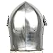 Medieval Renaissance Detachable Visor Barbute 18 Guage Functional Helmet Armor Rustic Vintage Home Decor Gifts
