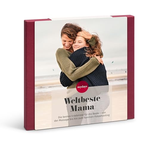 mydays Geschenkbox Weltbeste Mama, für 1 Person, freie Erlebnis-Auswahl an ca. 1323 Orten