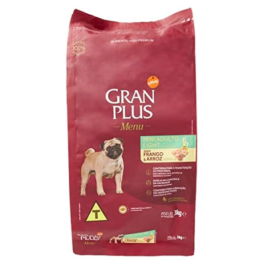 Affinity RAÇÃO GRAN PLUS MENU CÃO AD LIGHT MI 3KG