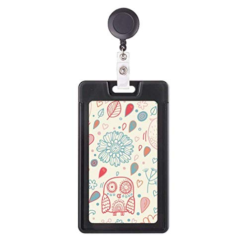 Porte-badge rétractable idéal pour infirmière et personnel médical hibou