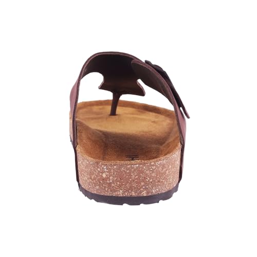 Image of Mochi Men's Leather Thong Sandal with Cork Footbed
