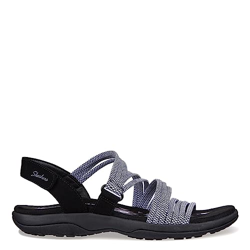 Skechers Skechers Women's, Reggae Slim - Sweet Route Sandal Black/White 10 M