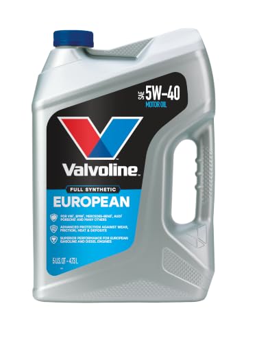 Valvoline European Vehicle Full Synthetic 5W-40 Motor Oil 5 ...