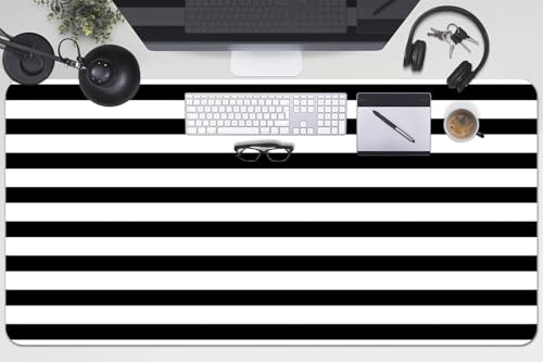 Couverture de bureau étanche en PVC avec texture lignes horizontales