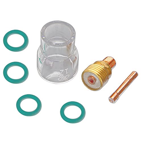 NA 7pcs TIG Saldatura Stubby Torcia Gas Lens