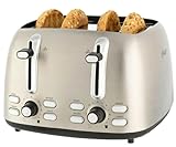Oster 4-Slice Toaster with Removable Crumb Trays for Easy...