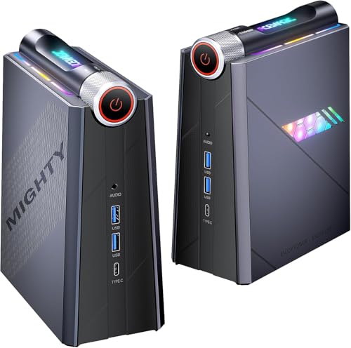 Image of ACEMAGIC Mini Gaming PC Computer: Intel Core i7-11700B Processor (8C /16T,up to 4.8GHz) 32GB DDR4 1TB NVMe SSD Micro Computers - Small Desktop PC [WiFi6 /BT5.2] Support 4K Triple Display /RGB Lights