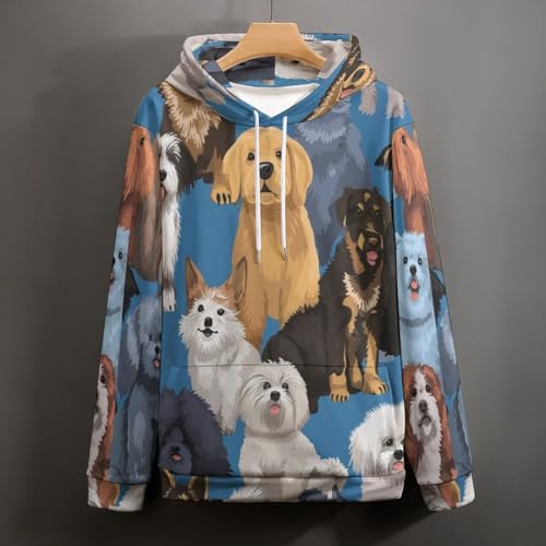 Sweat à capuche imprimé 3D confortable fini les pulls ternes et sans forme - 5