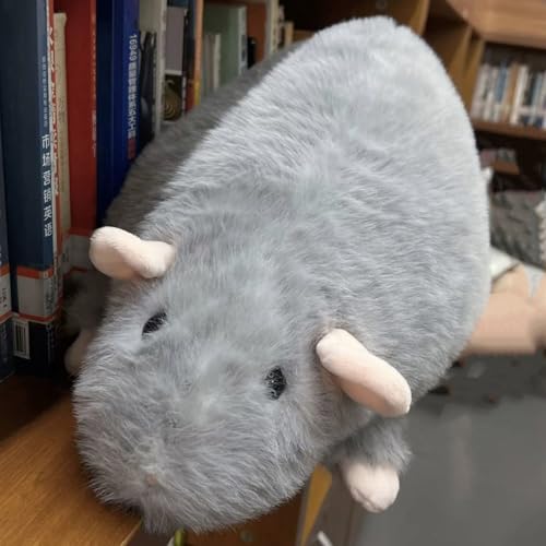 Jumbo Rat Plush Pillow 35.4 Inch Soft Cute for Bed, Sofa, Room Decor Gifts