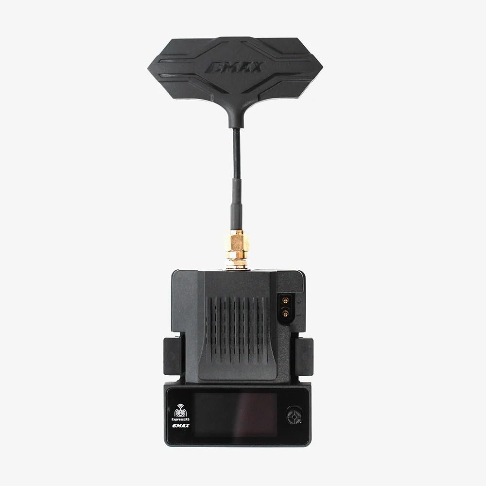 SPARKHOBBY Aeris Link ExpressLRS ELRS 915MHz / 2.4GHz Micro Transmitter Module with OLED Screen and Fan for JR TX16S Remote Control (2.4G TX Module)