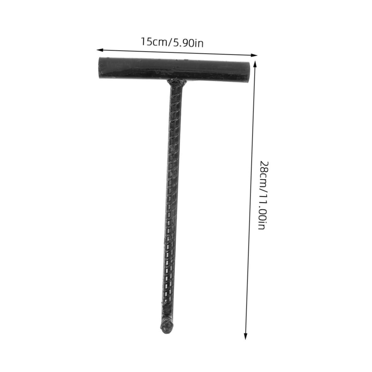 Luxshiny T Handle Lifting Hooks for Manhole Covers Roll up Door Hooks Strong and Sturdy Home Tools