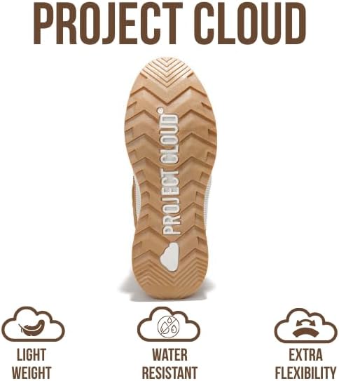 Project Cloud Waterproof Snow Boots for Women - Memory Foam Insole Non-Slip Womens Snow Boots & Winter Shoes with Shoe Lace - Lightweight Indoor Outdoor Shoes - Image 5