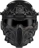 ★ Superperfekter Integralhelm: Stürzen Sie sich in die Schlacht, ohne sich Gedanken über BBs machen zu müssen, mit diesem hochgradig schützenden, atmungsaktiven taktischen Integralhelm. Für alles, was Sie für die RPG-Jagd auf Paintball CS brauchen. Perfekt für Airsoft-Spiele