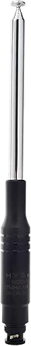 Miniatura 7 de HYS BNC Base telescópica/varilla de 27 Mhz Antena aficionada HT de 9.8 pulgadas a 51.97 pulgadas para radio CB portátil/portátil con conector BNC