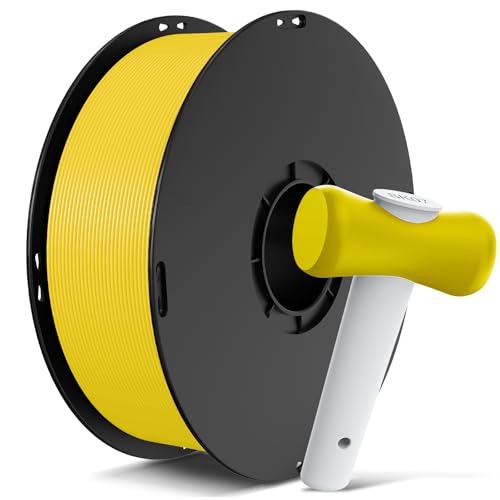 Image of ANYCUBIC ABS Filament 1.75mm, High Strength and Toughness, 3D Printer Filament Dimensional Accuracy + /- 0.02mm, 1KG Spool (2.2 lbs), Yellow
