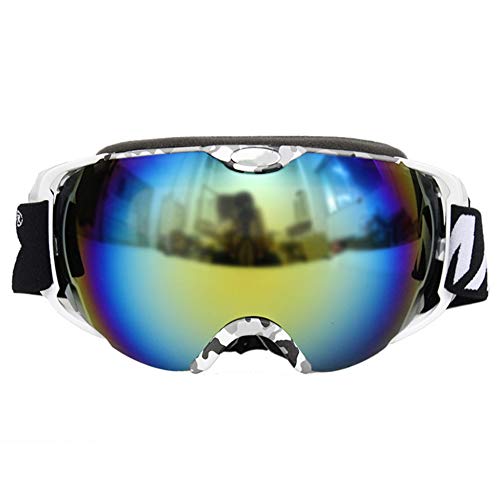 Gafas de esquí y snowboard con doble lente antivaho para hombres mujeres y jóvenes