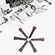 Rosenice Palisander Gitarre Brücke Pins Holz Gitarre Pin End Pin eingestellt 6-Pack Brand change to:Rosenice