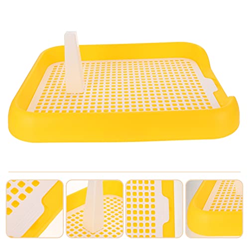 Ipetboom-Pet-Training-Tray-18x15-Dog-Litter-Box-Puppy-Training-Toilet-Pet-Training-Pads-Holder-Pet-Toilet-Yellow - Cucciolini Doodles   Ipetboom-Pet-Training-Tray-18x15-Dog-Litter-Box-Puppy-Training-Toilet-Pet-Training-Pads-Holder-Pet-Toilet-Yellow