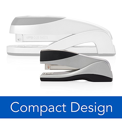 Swingline Stapler, Optima Grip Compact Desktop Stapler, 25 Sheet Capacity, Jam Free, Silver (87816) (S7087816B) #TOP3