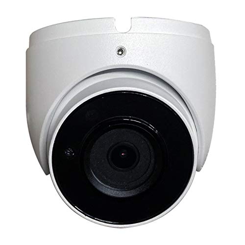 eSecure 4K AHD/HD-TVI/HD-CVI/960H IR Eyeball Dome Camera,2.8mm Fixed Lens, OSD, COC, Home Security Surveillance 4-in-1 Dome Camera (White)