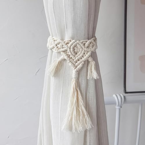 Correa de cortina ELGADO de algodón para salones de estilo nórdico y boho 5