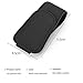 Magnetic Leather Sunglass Holder for Car, Sunglasses Clip for Car Visor, Auto Interior Accessories Universal for Different Size Eyeglasses (Black)