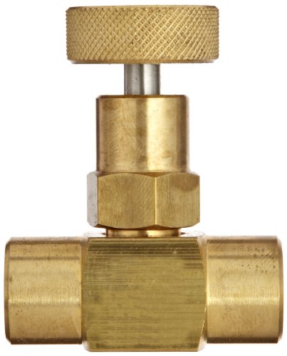 Mini válvula de aguja Dixon FFB102 latón 1/4 NPT hembra para control de fluidos 2