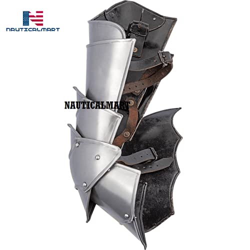 Nautical-Mart Rikomer Steel Leg Guards (Silver)