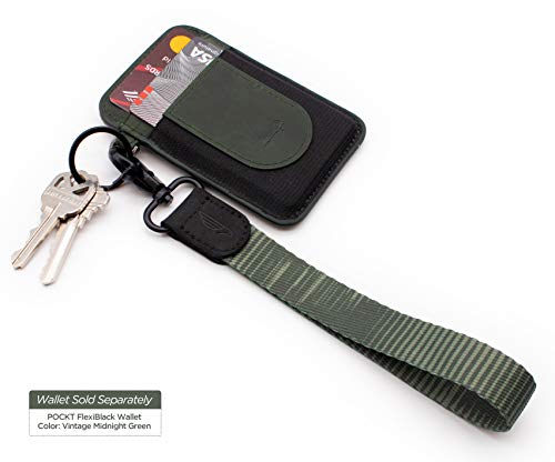Image of POCKT Keychain Wristlet for Women and Men, Cute Wrist Lanyard for Keys, Short Key Chain Strap for Car Keys, Wallet, ID Badge & Phone | Cardio
