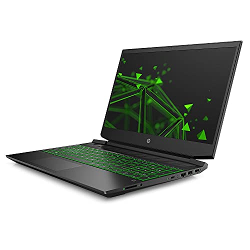 Image of HP Pavilion Gaming Laptop 15.6 Inch FHD IPS 144Hz Display, AMD Ryzen 5-5600H, 16GB DDR4 RAM, 512GB SSD, NVIDIA GeForce RTX 3050 4GB, No Operating System, QWERTZ Keyboard, Black /Green