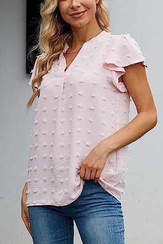 Image of Women's Short Sleeve Puff Sleeve T-Shirt Casual Loose Fitted Tops
