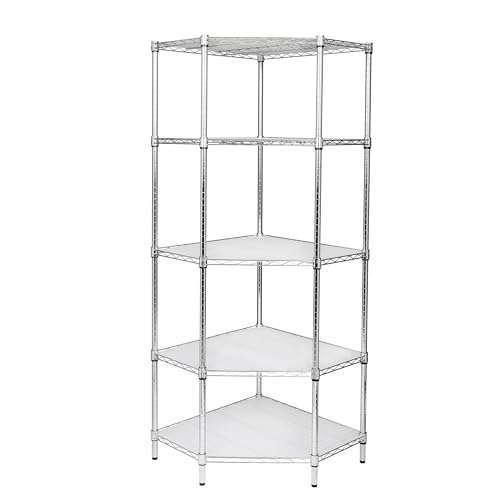 Honey-Can-Do SHF-04886 5-Tier Corner Shelf 72H X 27D X 27W thumb #3